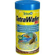  Корм для травоядных, хищных и донных рыб с добавлением креветок TetraWafer Mix (пластинки)   250мл