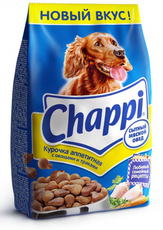 Сухой корм для взрослых собак Chappi  с курицей