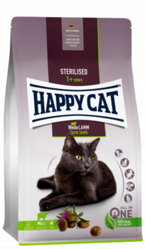 Сухой корм для взрослых кошек Happy Cat Fit and Well Adult, пастбищный ягненок 300 гр, 1,3 кг, 4 кг, 10 кг