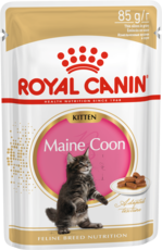 Консервированный корм для котят породы мейн-кун в возрасте до 15 месяцев Royal Canin Maine Coon Kitten кусочки в соусе