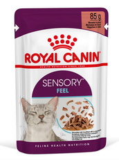 Корм консервированный для взрослых кошек Sensory Feel сенсори ощущения (в соусе)