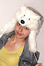 Н0039 Шапка (unisex) "Белый медведь"