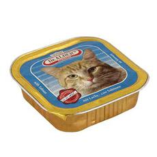 Консервированный корм для взрослых кошек Premium Cat паштет паштет с лососем 100 г 30 шт