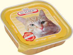 Консервированный корм для взрослых кошек Premium Cat паштет с птицей 100 г 30 шт