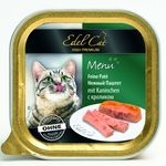 Консервированный корм для взрослых кошек Edel Cat нежный паштет, с кроликом, 100 г