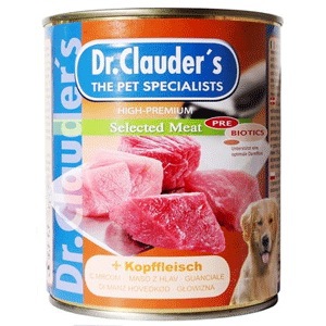 Консервированный корм для взрослых собак Dr. Cluaders с мясом 800 г 6 шт
