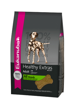 Лакомства для собак от 1 года Eukanuba Healthy Extras Biscuits 700 г