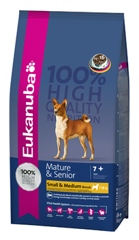 Сухой корм для пожилых собак средних пород Eukanuba Mature and Senior Medium 15 кг