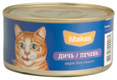 Консервированный корм для взрослых кошек Maks's дичью и печенью 325 г 30 шт