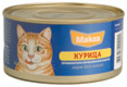 Консервированный корм для взрослых кошек профилактика МКБ Maks's с курицей 325 г 30 шт