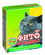 Ветпрепараты для кошек Фитокальцевит 200 г