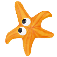 Игрушка для собак Trixie морская звезда, латекс, 23 см