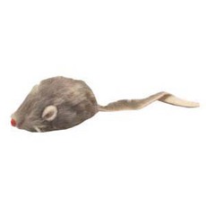 Игрушка для кошек Trixie мышь меховая, серая, 5 см