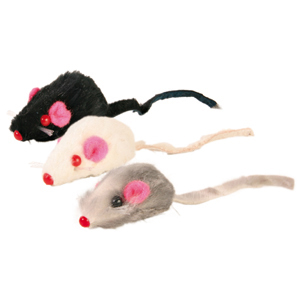 Игрушка для кошек Trixie мини мышь, 4 см