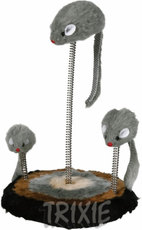 Игрушка для кошки Trixie Мышиное семейство, на пружинках