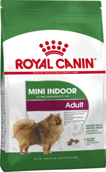 Сухой корм  для взрослых собак в возрасте от 10 месяцев (вес взрослой собаки до 10 кг) Royal Canin Mini Indoor, Роял Канин Мини Индор Эдалт 500 гр, 3 кг