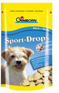 Витаминизированные молочные дропсы для взрослых собак Gimdog с биотином без сахара 60 г
