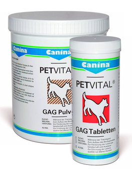 Витамины для взрослых собак Canina Petvital GAG для поддержания опорно-двигательного аппарата 600 таблеток