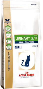 Сухой корм Royal Canin Urinary S/O High Dilution для кошек при лечении мочекаменной болезни, быстрое растворение струвитов  400 гр и 1 шт., 1,5 кг и 1 шт., 400 гр и 10 шт., 7 кг и 1 шт., 1,5 кг и 6 шт., 7 кг и 2 шт.