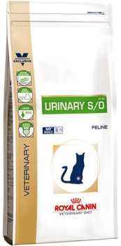 Лечебный сухой корм для взрослых кошек при лечении и профилактике мочекаменной болезни Royal Canin Urinary S/O Lp34 1,5 кг