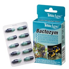 Tetra Bactozym 10 кап.(капсулы) для немедленной биоактивации фильтра и воды  на 1000 литров
