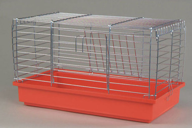 Укомплектованная клетка для грызунов Inter Zoo Rabbit 50,  50 х 28 х 30 см