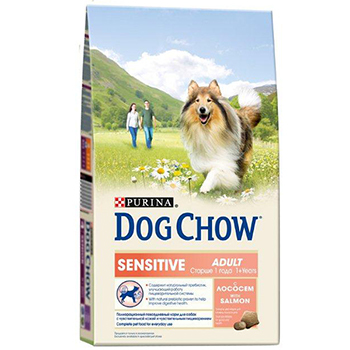 Сухой корм для взрослых чувствительных собак Purina Dog Chow Sensitive с лососем 15 кг 15 кг