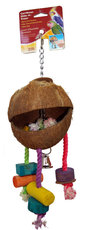 Игрушка для птиц Penn-Plax кокос с веревками, 36 х 10 см