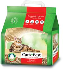 Наполнитель для кошачьего туалета Cats Best Original, древесный, комкующийся