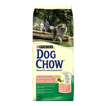 Сухой корм для взрослых чувствительных собак Purina Dog Chow Sensitive с лососем 500 гр, 2,5 кг, 15 кг