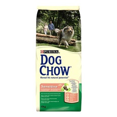 Сухой корм для взрослых чувствительных собак Purina Dog Chow Sensitive с лососем