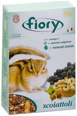 Комплексное питание для белок Fiory Scoiattoli с лесным орехом, изюмом и арахисом, 850 г