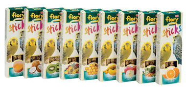 Лакомые палочки для волнистых попугаев Fiory Sticks с апельсином, 60 г