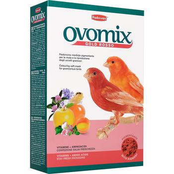 Дополнительный корм для зерноядных птиц с красным оперением Padovan Padovan Ovomix Gold Rosso 300 гр, 1 кг