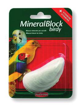 Минеральный блок для декоративных птиц Padovan Mineralblock Birdy 20 г