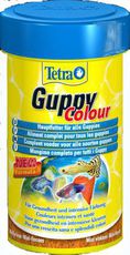Корм для живородящих рыб Tetra Guppy Colour в виде хлопьев, 100 мл