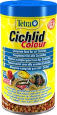 Корм для усиления  и поддержания окраски цихлид Tetra Cichlid Colour, в виде двухцветных гранул, 500 мл