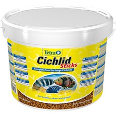 Основной корм для цихлид и других крупных рыб Tetra Cichlid Sticks, палочки, 10 л