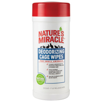 Салфетки для мелких животных Nature's Miracle Cage Wipes For Small Animals