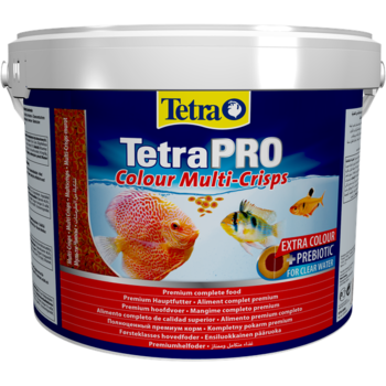 Корм для улучшения и поддержания окраси всех декоративных рыб TetraPro Color Multi-Crisps (чипсы) 10 л