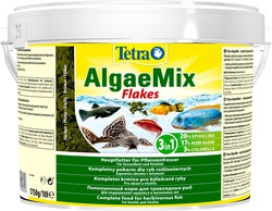Корм для рыб Tetra Algae Mix, хлопья, ведро 10л