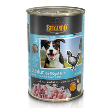 Белькандо для щенков Птица с яйцом/ Belcando Junior Poultry with egg 400 гр, 800 гр