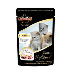 Консервированный корм для взрослых кошек Leonardo Kitten на основе птицы 85 г