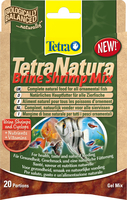 Корм для любых рыб Tetranatura Brine Shrimp Mix с артемией и циклопом, в виде геля, 80 г