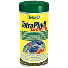 Основной корм для травоядный рыб TetraPhyll Granules (гранулы) 250мл