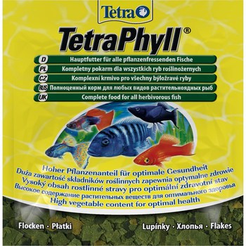  Основной корм для травоядный рыб TetraPhyll (хлопья) 12г