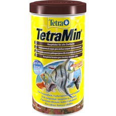 Основной корм для всех видов аквариумных рыб TetraMin, хлопья, 1л