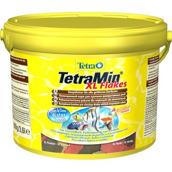 Основной корм для долгой и здоровой жизни всех видов тропических рыб Tetramin XL (крупные хлопья) 3,6 л