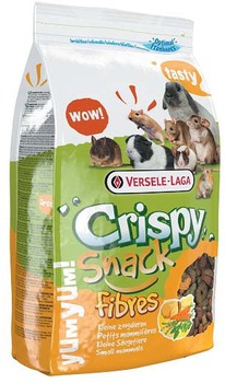 Корм для грызунов Versele Laga Crispy Snack Fibres дополнительный корм с клетчаткой 650г.