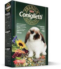 Комплексный корм с кокцидиостатом для кроликов Padovan Premium coniglietti 500 г